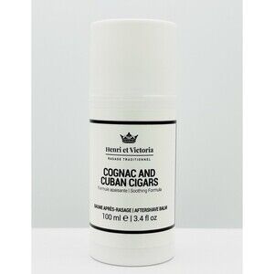 Henri et Victoria Cognac and Cuban Cigars Aftershave Balm for Men 3.4 Fl Oz